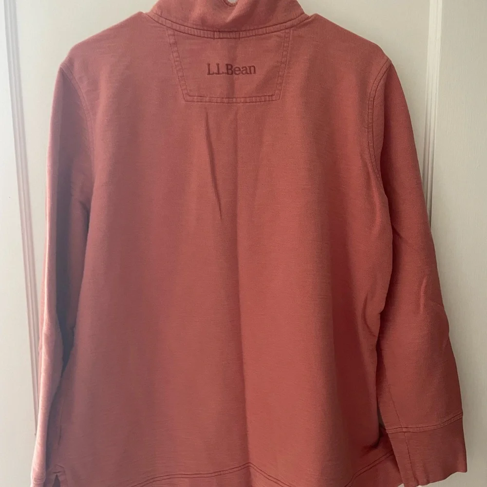 LL Bean quarter button sweatshirt - Picture 7 of 7